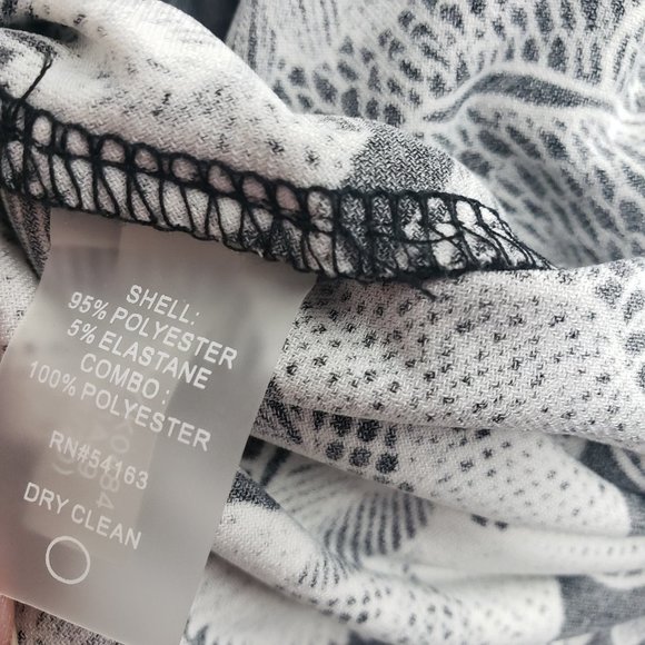 Tommy Hilfiger women's size 6 Black and White Dress NWT - Picture 7 of 7